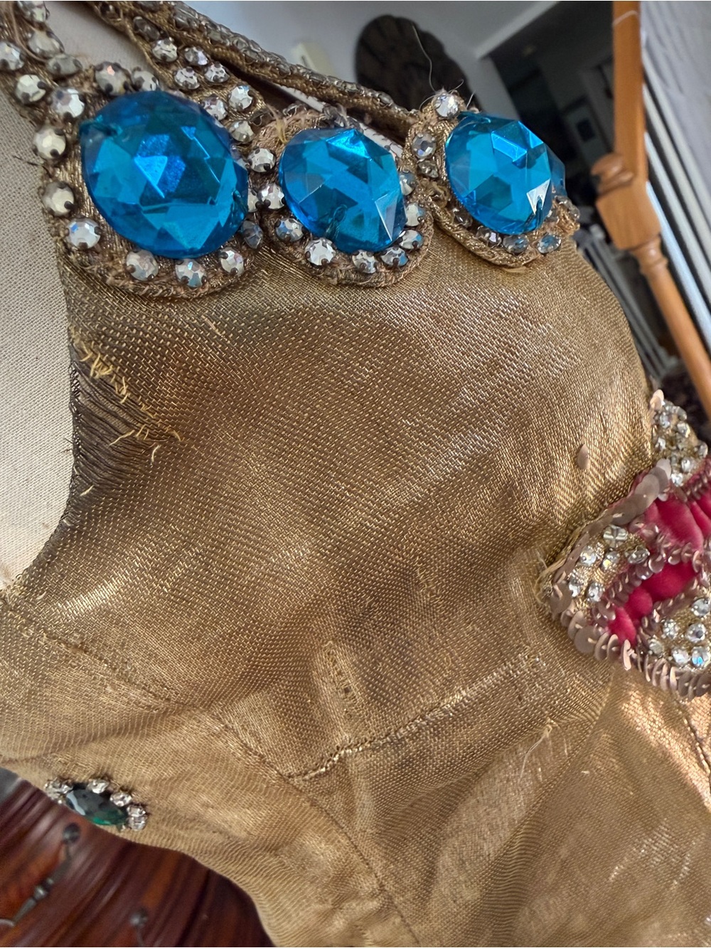 OOAK Vintage Americana Egyptian Revival Cleopatra Costume - Picture 13 of 17